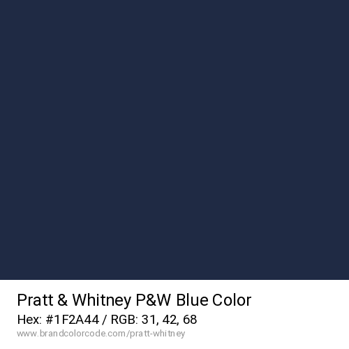 Pratt & Whitney's P&W Blue color solid image preview