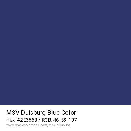 MSV Duisburg's Blue color solid image preview