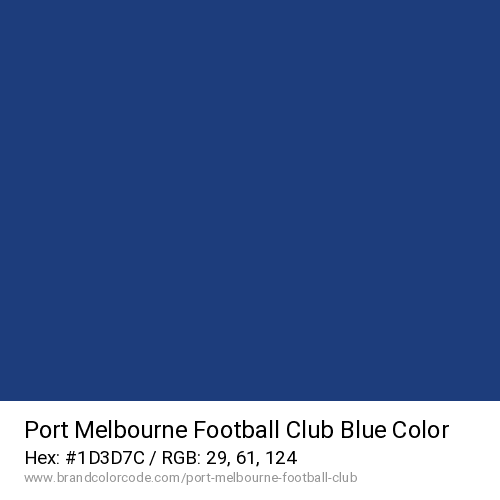 Port Melbourne Football Club's Blue color solid image preview