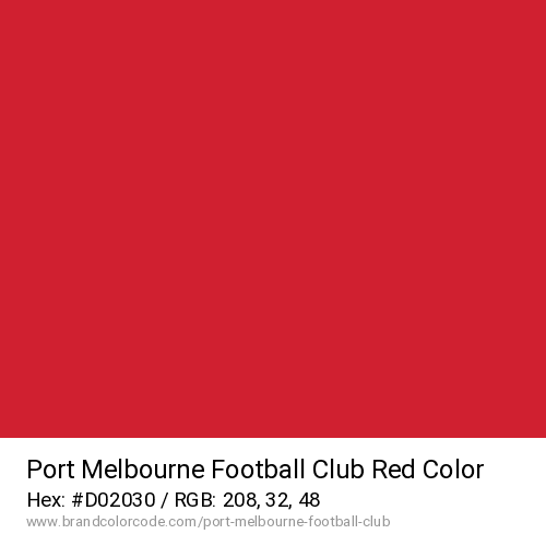 Port Melbourne Football Club's Red color solid image preview