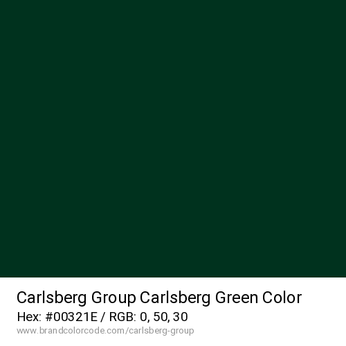 Carlsberg Group's Carlsberg Green color solid image preview