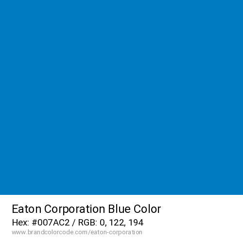 Eaton Corporation's Blue color solid image preview