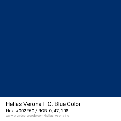 Hellas Verona F.C.'s Blue color solid image preview