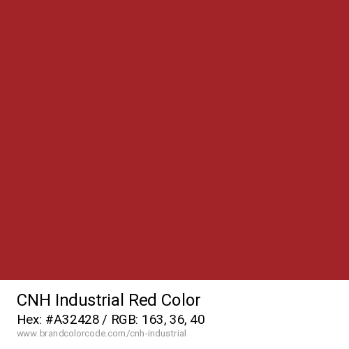 CNH Industrial's Red color solid image preview