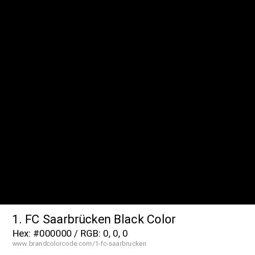 1. FC Saarbrücken's Black color solid image preview