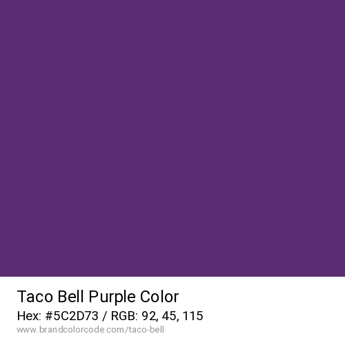Taco Bell's Purple color solid image preview