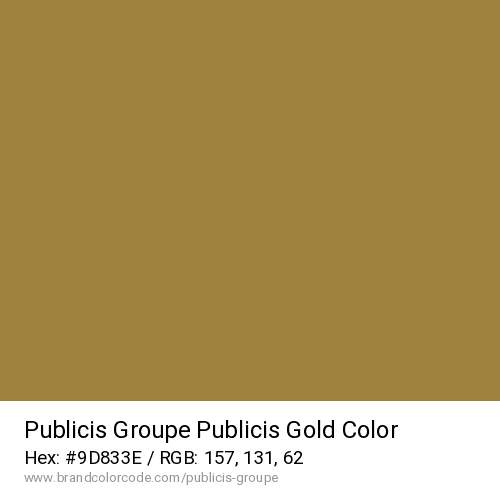Publicis Groupe's Publicis Gold color solid image preview