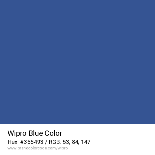 Wipro's Blue color solid image preview
