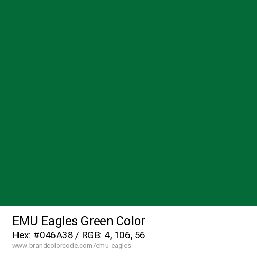 EMU Eagles's Green color solid image preview