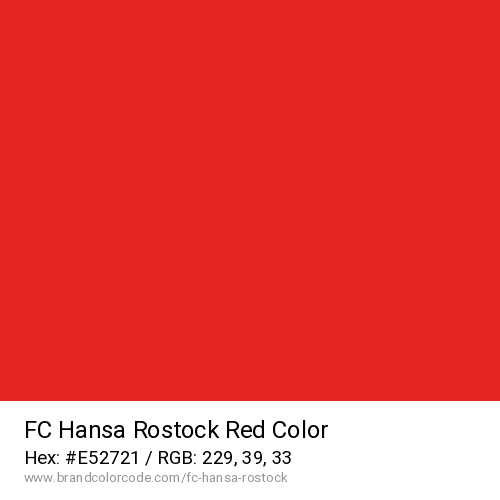 FC Hansa Rostock's Red color solid image preview