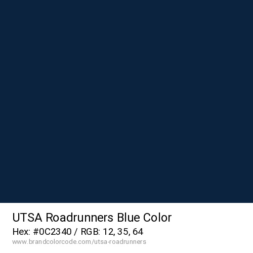 UTSA Roadrunners's Blue color solid image preview