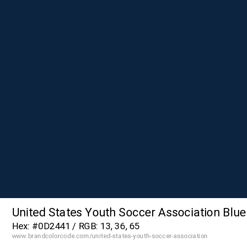 United States Youth Soccer Association's Blue color solid image preview