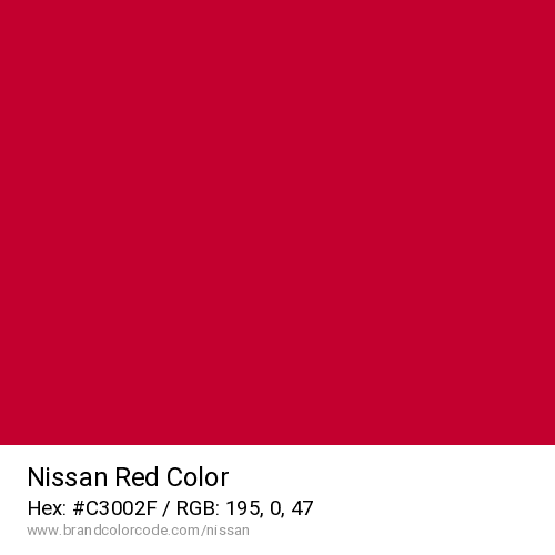 Nissan's Red color solid image preview