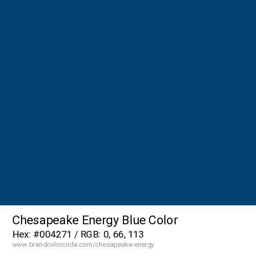 Chesapeake Energy's Blue color solid image preview