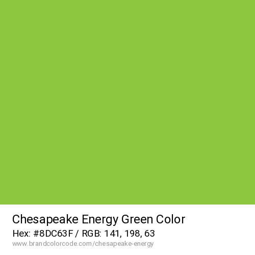 Chesapeake Energy's Green color solid image preview