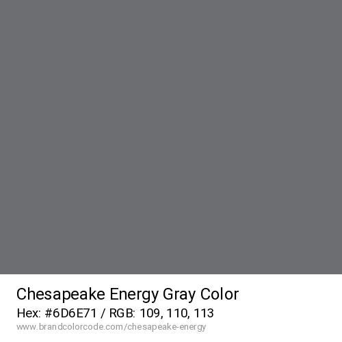 Chesapeake Energy's Gray color solid image preview