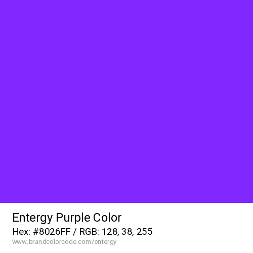Entergy's Purple color solid image preview