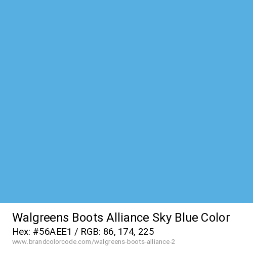 Walgreens Boots Alliance's Sky Blue color solid image preview