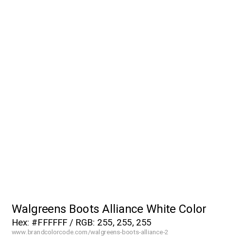 Walgreens Boots Alliance's White color solid image preview