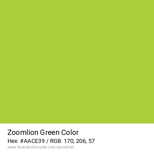 Zoomlion's Green color solid image preview