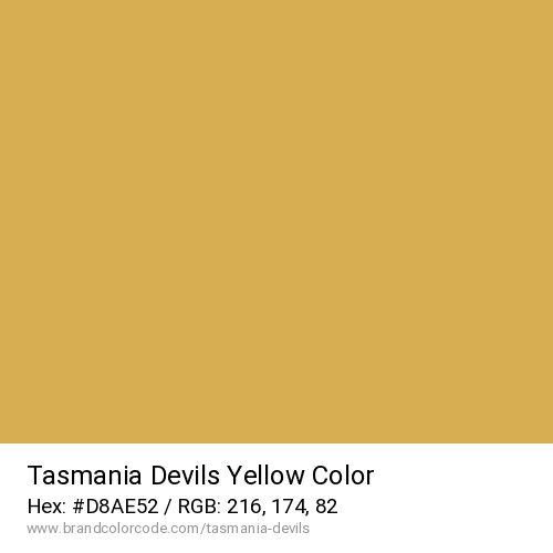 Tasmania Devils's Yellow color solid image preview