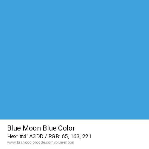 Blue Moon's Blue color solid image preview