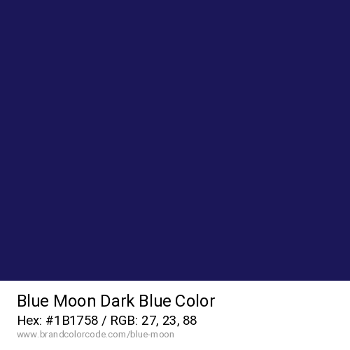 Blue Moon's Dark Blue color solid image preview