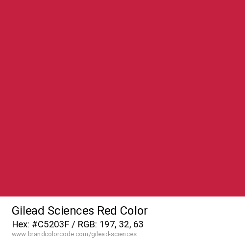 Gilead Sciences's Red color solid image preview
