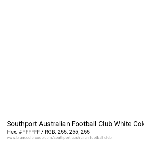 Southport Australian Football Club's White color solid image preview