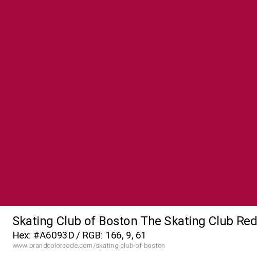 Skating Club of Boston's The Skating Club Red color solid image preview
