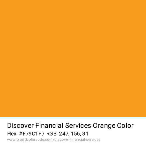 Discover Financial Services's Orange color solid image preview