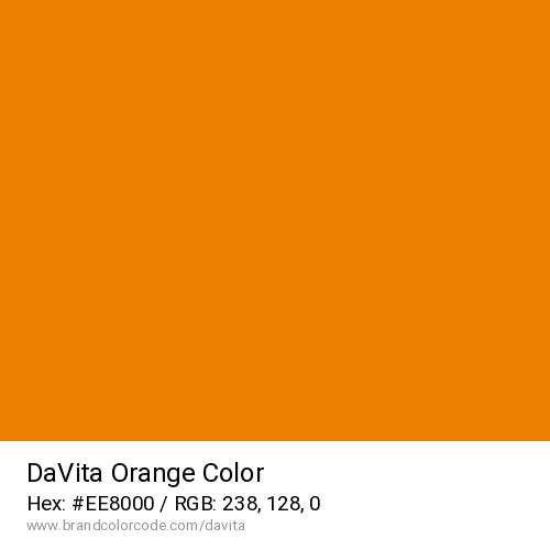 DaVita's Orange color solid image preview