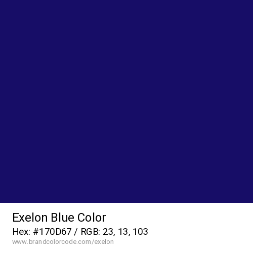 Exelon's Blue color solid image preview