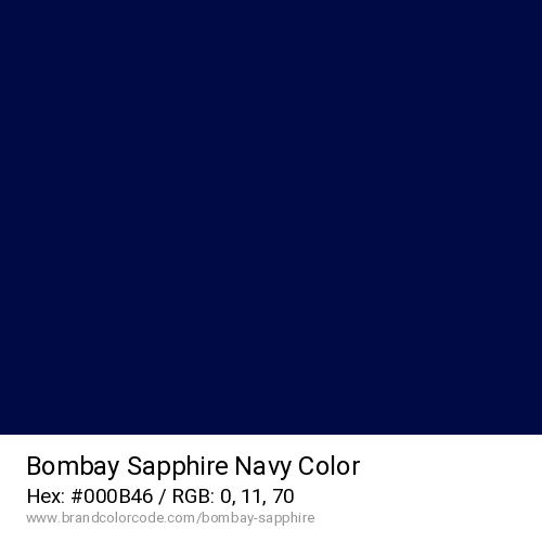Bombay Sapphire's Navy color solid image preview
