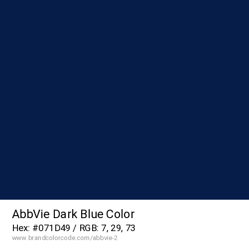 AbbVie's Dark Blue color solid image preview