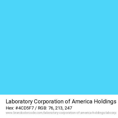 Laboratory Corporation of America Holdings (Labcorp)'s Light Blue color solid image preview
