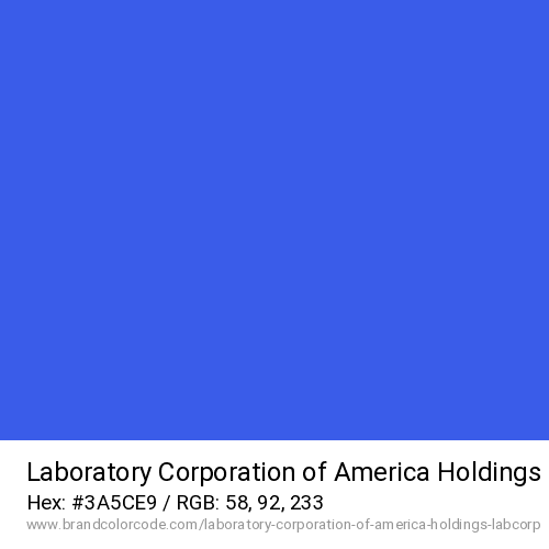 Laboratory Corporation of America Holdings (Labcorp)'s Dark Blue color solid image preview