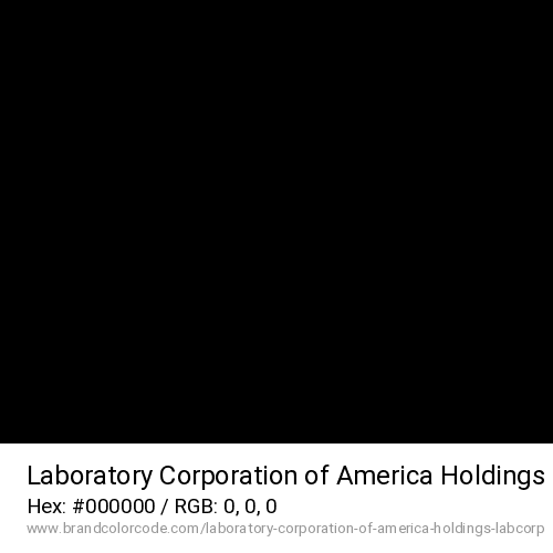 Laboratory Corporation of America Holdings (Labcorp)'s Black color solid image preview