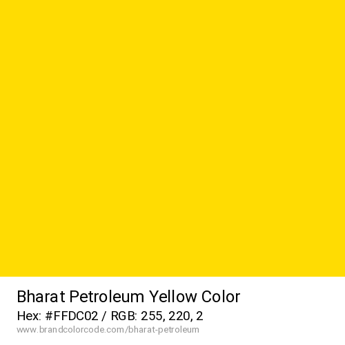 Bharat Petroleum's Yellow color solid image preview