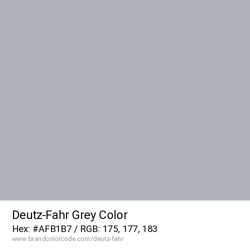Deutz-Fahr's Grey color solid image preview