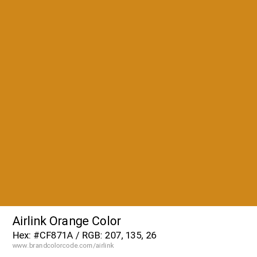 Airlink's Orange color solid image preview