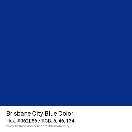 Brisbane City's Blue color solid image preview