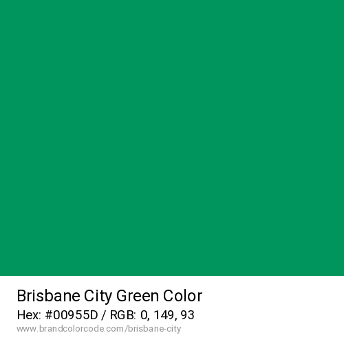 Brisbane City's Green color solid image preview