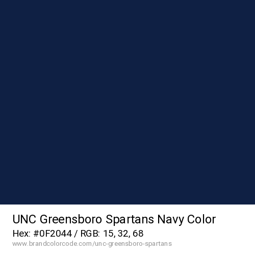 UNC Greensboro Spartans's Navy color solid image preview
