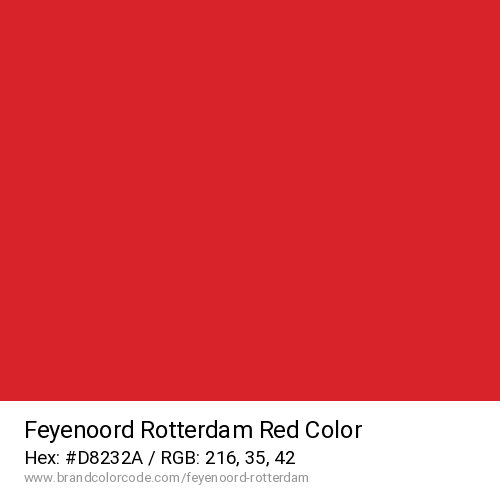 Feyenoord Rotterdam's Red color solid image preview