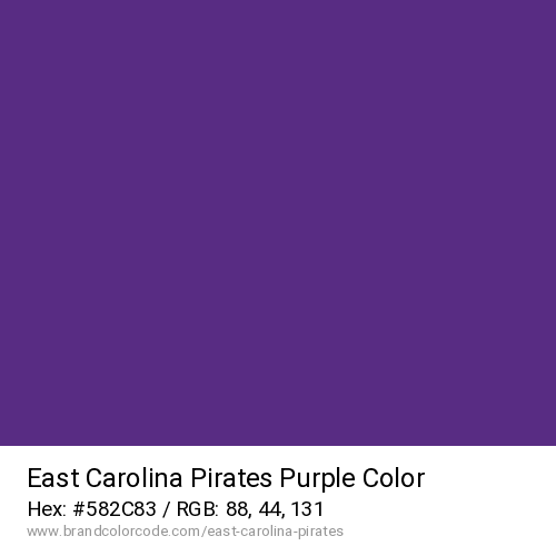 East Carolina Pirates's Purple color solid image preview