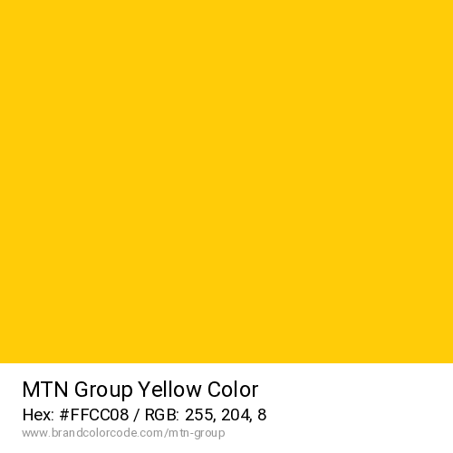 MTN Group's Yellow color solid image preview