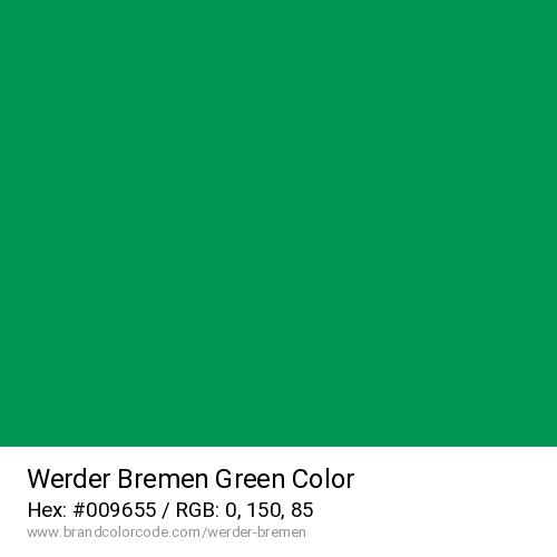 Werder Bremen's Green color solid image preview