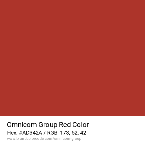 Omnicom Group's Red color solid image preview