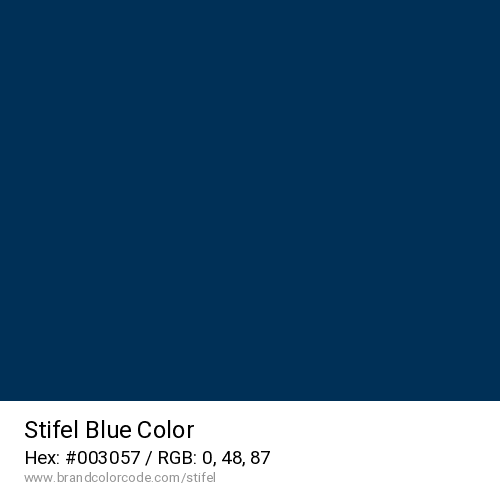 Stifel's Blue color solid image preview